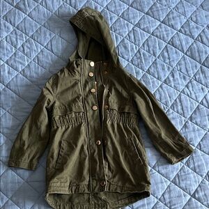 C&C California Kids Olive Hooded Raincoat
